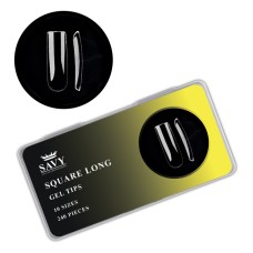 Tipsuri pentru unghii, 240 buc, Riche Soft gel Tips Square